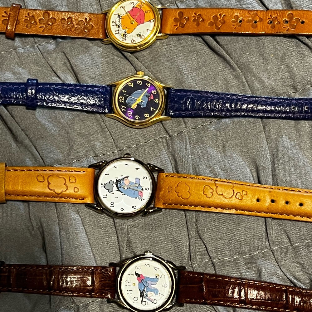 Ladies Watches - Winnie the Pooh and 3 Eeyore